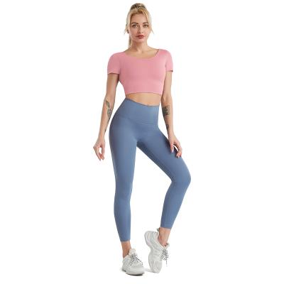 China Breathable Sports Suit Women Fitness Clothing Yoga Wear Set Female Gym Jogging Drop Ship Suits Women Set for sale