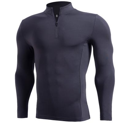 China Breathable Wholesale Running Sportswear T Shirts For Men Gym Clothing Compression Tight Wear Long Sleeve for sale