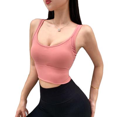 China Custom Logo Breathable Apparel Women's Breathable Sports Bra Fitness Gym Shorts Yoga Bra Plus Size Women Bra for sale