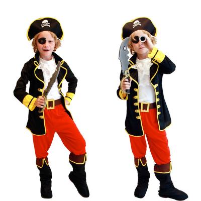 China New Arrival Funny Hot Sale Pirate Design Factory Price Boys Halloween Costume for sale