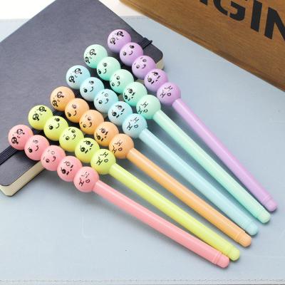 China Wholesale Natural Gourd Shape Lovely Cartoon Ice-sugar Erasable Gel Pen Student Gift for sale