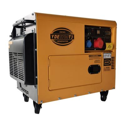 China Super silent 5KVA diesel generator for sale KDF6700Q for sale