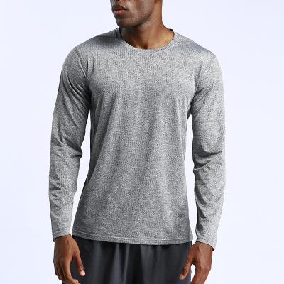 China Long Sleeve Running Shirt Men's Sports Long Sleeve Basketball Training Fitness Clothing Breathable Outdoor Running Fitness Clothing for sale