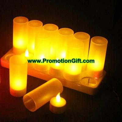 China Rechargeable Flameless LED Tealight for sale