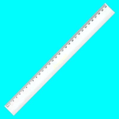 China 30cm Plastic Acrylic Plastic Transparent Ruler for sale