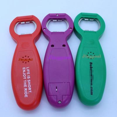 China Branded And Printed Promotional Voice Beer Bottle Opener JE563 for sale