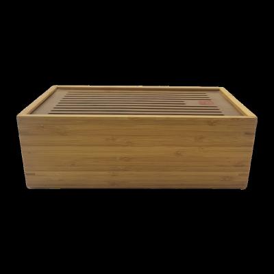 China Handmade Custom Wood Stash Box Bamboo Plant Storage Boxes With Sliding Lid for sale