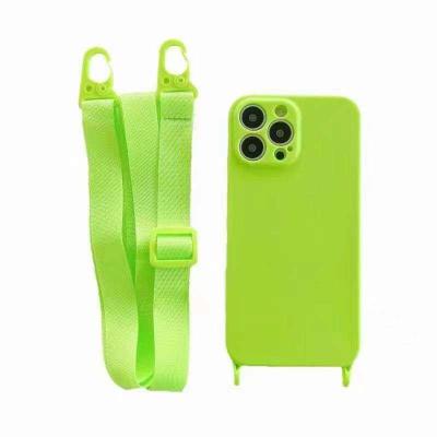 China Fashion Shockproof Cross - Body Strap TPU Cell Phone Case for sale