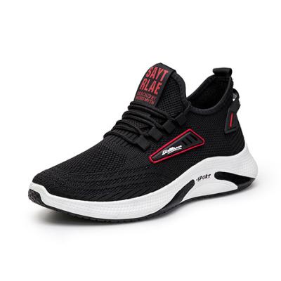 China New design 2021 current fashion trend PVC athletic shoes fly woven PVC injection shoes sports shoes for men low price for sale