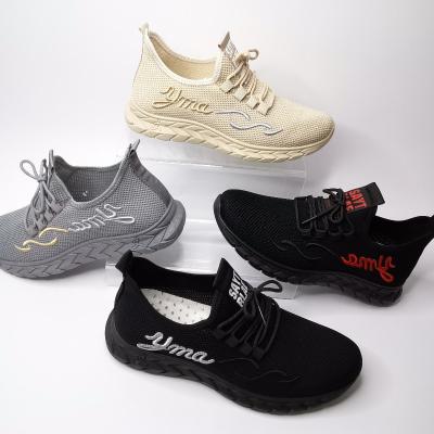 China 2021 New Fashion Trend Men's Shoes Breathable Leisure Sports Men Running Soft Fashion Mesh Upper Cloth Shoes for sale