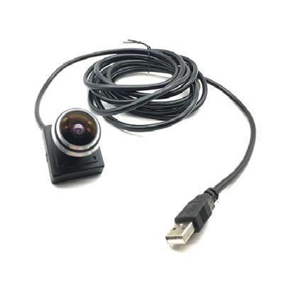 China Motion Detection 34*34mm Wide Angle USB Camera 2.0 Bank ATM 2MP Fisheye Mini USB Camera For Indoor Security for sale