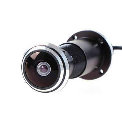 China Motion Detection 960P 1080P 1.78mm Fisheye Lens Mini AHD Camera 1.3Megapixel Wide Angle Door Camera For Home Security for sale