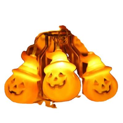 China Christmas Sale Pumpkin String Battery Operated Fairy Lights Garden Decoration Waterproof WARM WHITE LED String Lights for sale