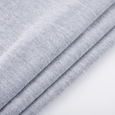 China Good quality wholesale low price cvc polyester double sided cotton fabric anti-static for clothing sports fabric for sale