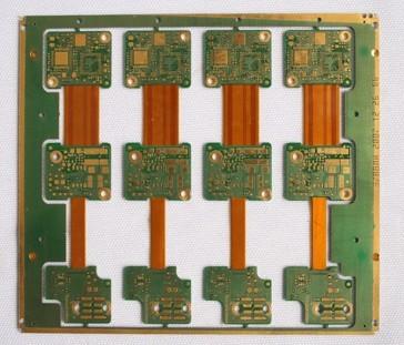 China Stijve FlexPCB 6 laag volgzame Rohs, ENIG-Oppervlakte eindigt, Te koop