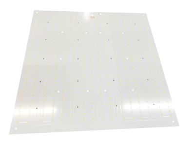 China LED Panel Board PCB Electronic Assembly , White Soldermask Aluminum PCB Assembly for sale