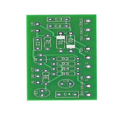 중국 FR4 엄밀한 빠른 회전 PCB 널 1OZ 구리 녹색 솔더 마스크 백색 전설 판매용