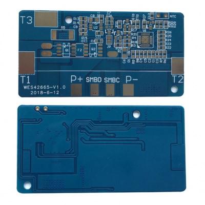 China Blauw van de de Kringsraad van Soldermask Automobielpcb Aangepast FR4 de Onderdompelingsgoud Te koop