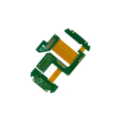 China 4 Raad 1.6mm van laag Stijve Flex PCB de Loodvrije Groene Soldermask UL Goedkeuring van ENIG Te koop