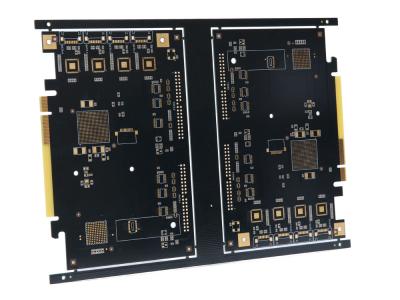 China Elektronische mehrschichtige Stärke FR4 ENIG 3u“ Matt Soldermask PWB-Brett-1.0mm zu verkaufen