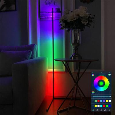 China Residential Corner Floor Lamp Minimalist LED Color Changing Lights Floor Lamp Tools for sale