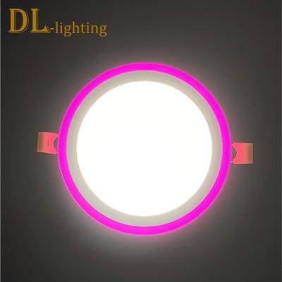 China Recessed Modern Round Decorative Lighting Led Panel Lights for sale