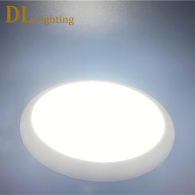 China Newest panel light lead plastic led light housing adjustable frameless slim recessed round led panel light 8w for sale