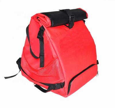 China Heavy Duty Insulated Pizza Delivery Bag Motorcycle Pizza Backpack Waterproof Food Warmer Delivery Bag Cylinder Office Food Bag for sale