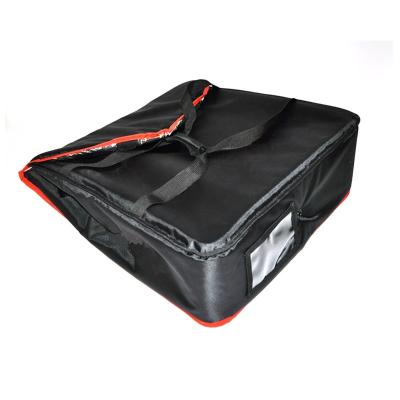 China Waterproof food delivery bag large insulated food bag for thermal delivery pizza bag for motorcycle delivery for sale