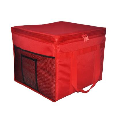 China Thermal Resistant Waterproof Food Delivery Carry Bag With Insulated Adjustable Divider To Keep Food Hot And Cold for sale