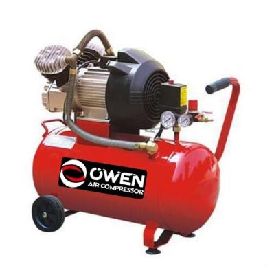 China High Quantity 3HP 250L/min Lubricated Piston Portable Direct Driven Air-Compressor With Two Heads for sale