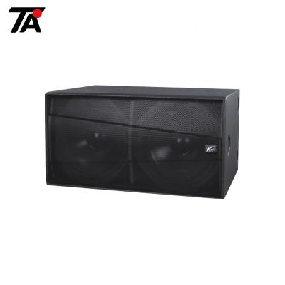 China Double 18 Inch Line Array Subwoofer 1000W Big Power 50Hz-300Hz Club, Bar, Stage Speaker Box zu verkaufen