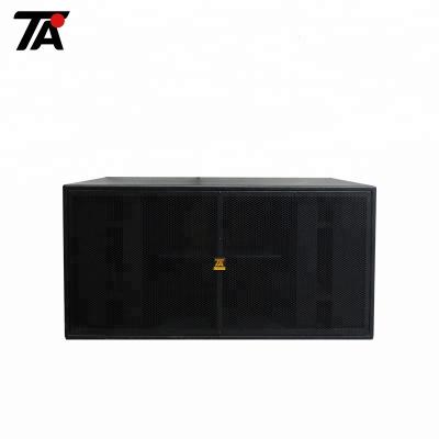 China 2400W Outdoor Line Array Subwoofer With Built-In 2 Pcs Amplifier Module In One Box zu verkaufen