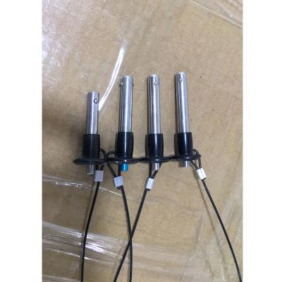 China Long Pin Line Array Speaker Parts Fast Release Short One Used For Connect Speaker And Another for sale