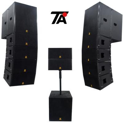 Cina TA audio New arrival professional sound system 10 inch outdoor speaker line array in vendita