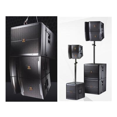 China Self Powered Active Line Array Speakers Black 12 Inch System For Event Celebration, Party, Church zu verkaufen