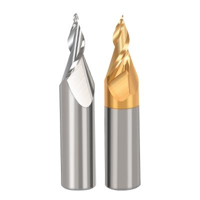 China High Performance Mini Cutting High Quality Word Engraving Carbide Bit End Mill For Acrylic 14MM Mini Carving Knife Mini Word Cutter for sale