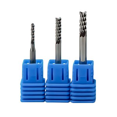 China High Performance Cutter Maker Customized 3.175mm Corn Milling Cutter Carbide Tools CNC Metal Cutter Router Bit for sale