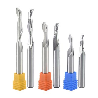 China High Performance Cutting End Mill Stainless Aluminum Single Flute Milling Cutters For Aluminum CNC Machines Solid Carbide Router Bit for sale