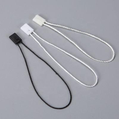 China Sustainable Garment Accessories Hang Tag String Cheapest Seal Plastic String For Hang Tags for sale