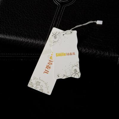 China Factory price viable custom design luxury fashional paper hang tags for sale