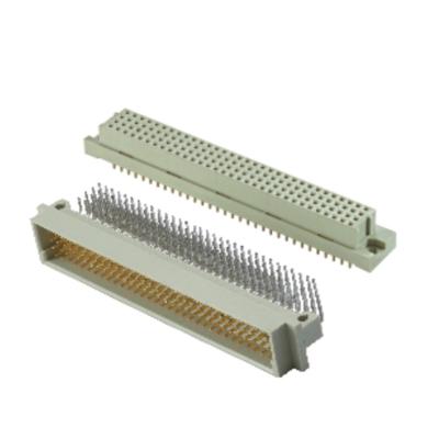 China Medical Machine 4Rows 2.54mm DIN 41612 Euro Card Smart Card Connector For PCB Mount for sale