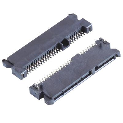 China SATA 7+15P Male IT Manufacturer 180 Degree SMT Connector for sale