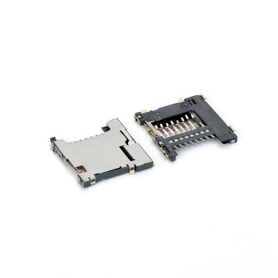 China Micro SD Socket Connector SD Female Connector Hard Drive Professional Manufacturer for sale