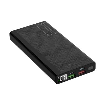 China slim Smart Power Bank 10000 20000 mah Fast Charger LED Power Bank portable charger for sale