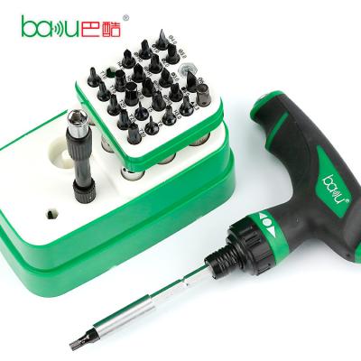 China 36 in 1 Flexible Magnetic BAKU Screw Fixing Tools Hardware Screwdriver Set ba-3037 Macbook for sale