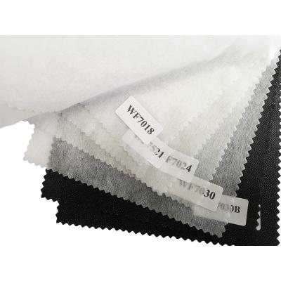 China 16-100gsm Non Woven Paper Microdot Fusible Interlinings for Embroidered Garments for sale