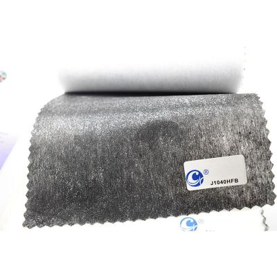 China 100 Polyester Fusible Stof Geweven Interlining Voor Kleding Interlinings Linings Te koop