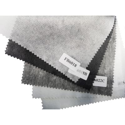 China Interlinings Linings Adhesive Polyester Fusible Interlining for Garment Fusing Fabrics for sale