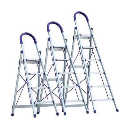 China Folding Ladders Aluminum Folding Ladder Home Wide Ladder for sale